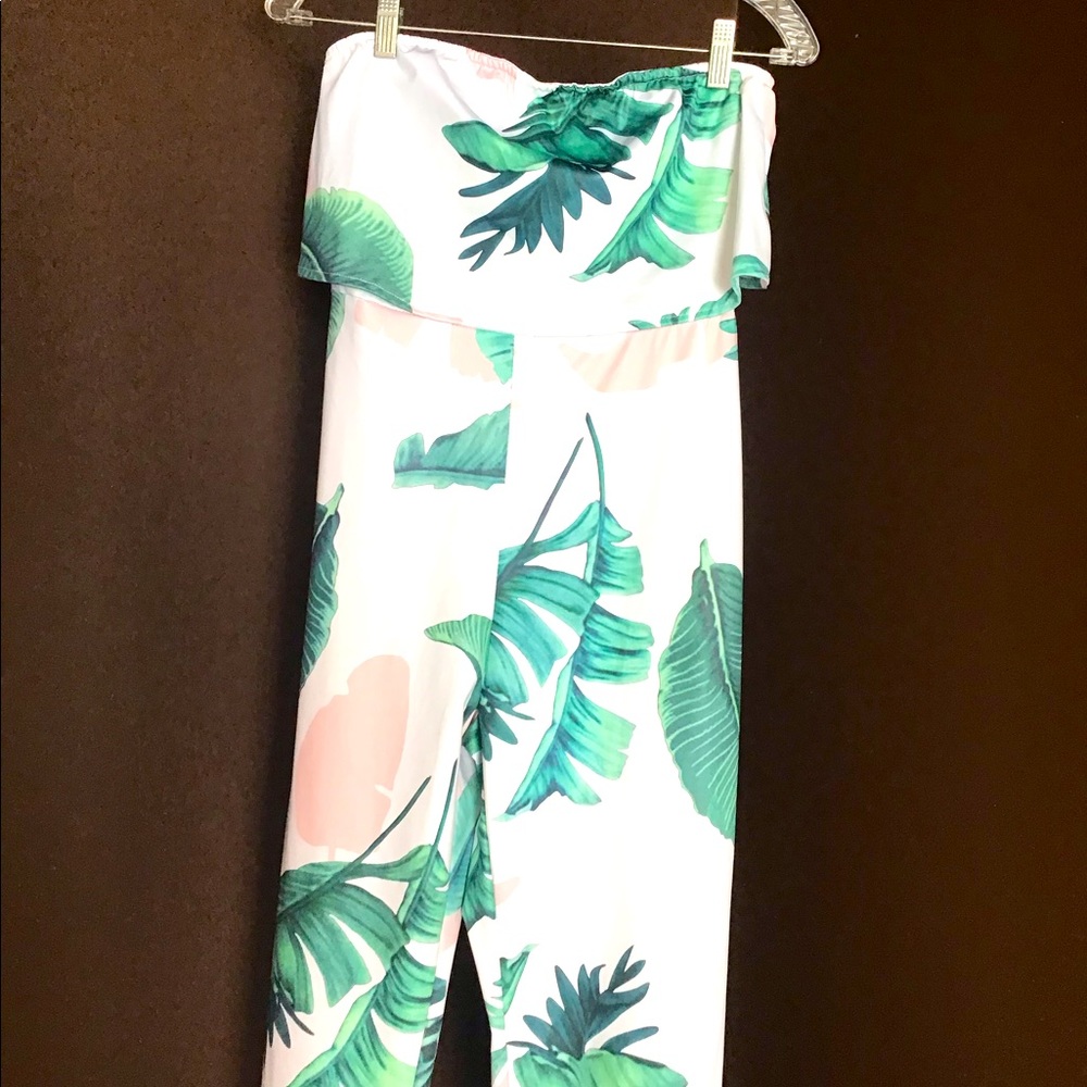 Floral print jumpsuit